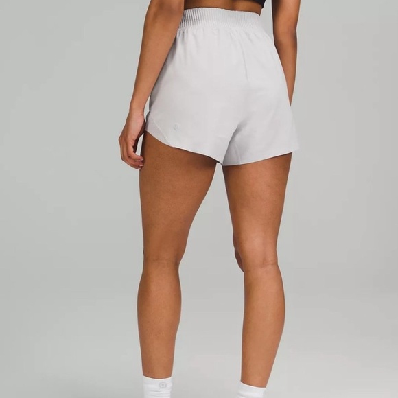 Lululemon Hotty Hot High-Rise Short 4" Special Edition Chrome 6 - Picture 2 of 5